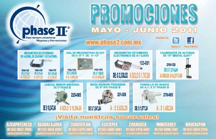 PROMOCIONES MAYO Y JUNIO 2011